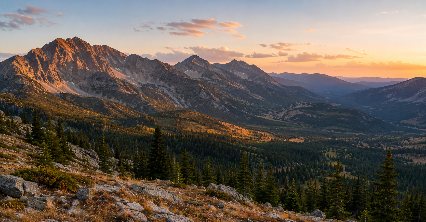 Western elk country at sunrise